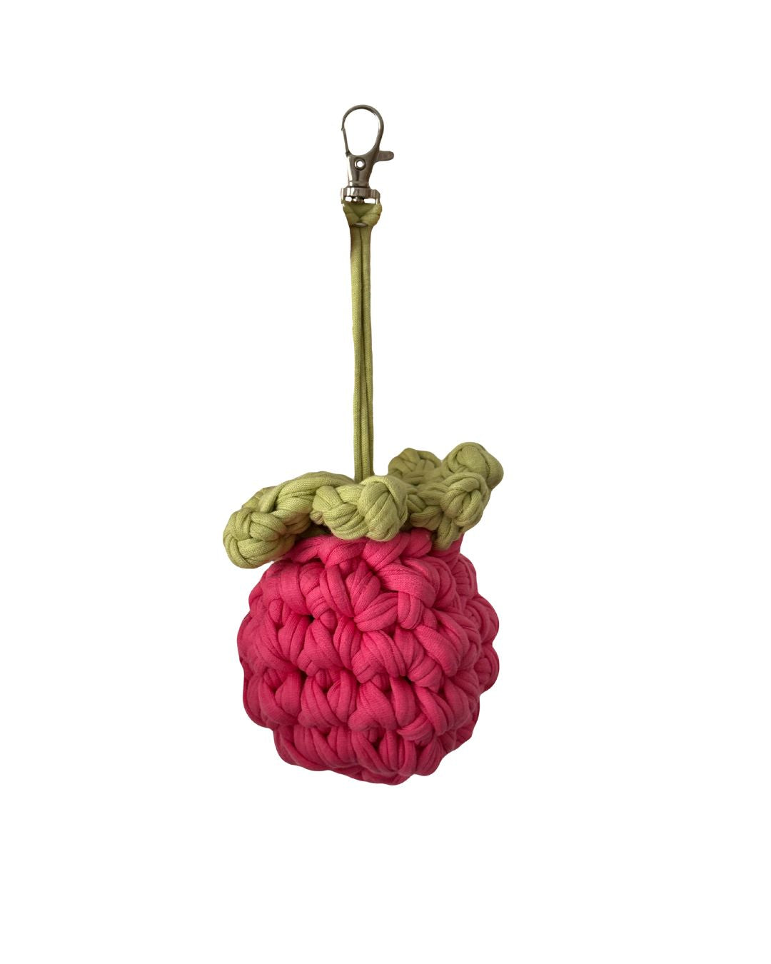 Raspberry Bag Charm
