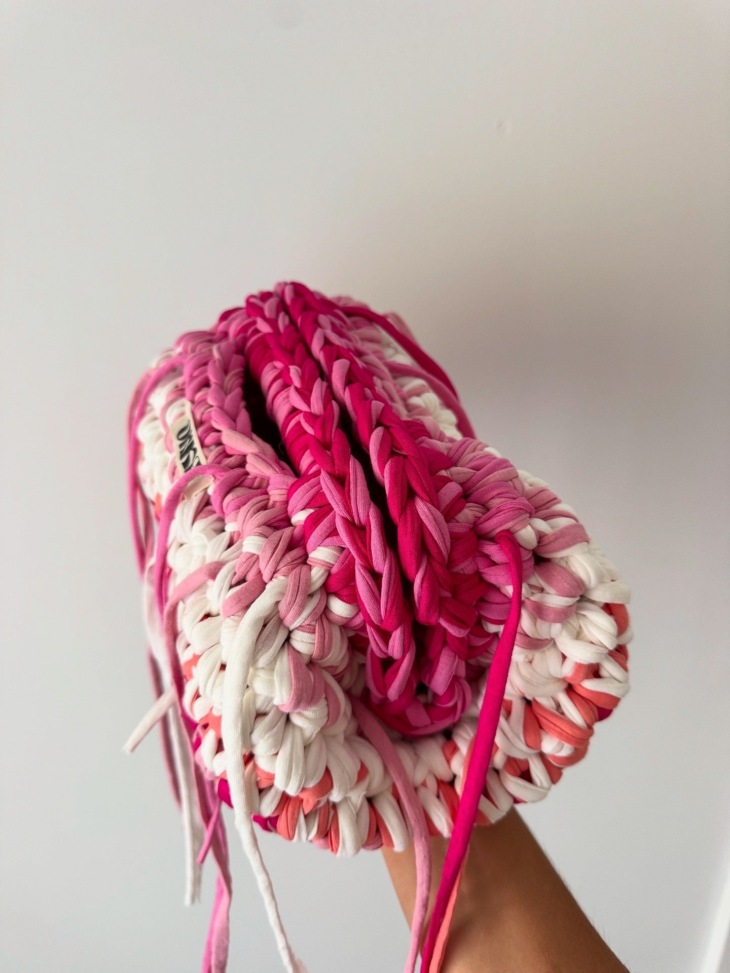 Clutch Raspberry Tassels