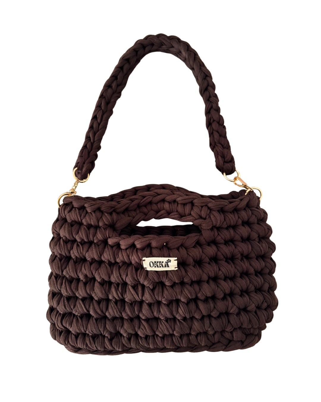 Toscana Pure Choco w Shoulder Handle / Crossbody
