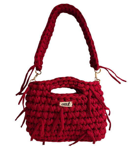 Toscana Burgundy w Shoulder Handle