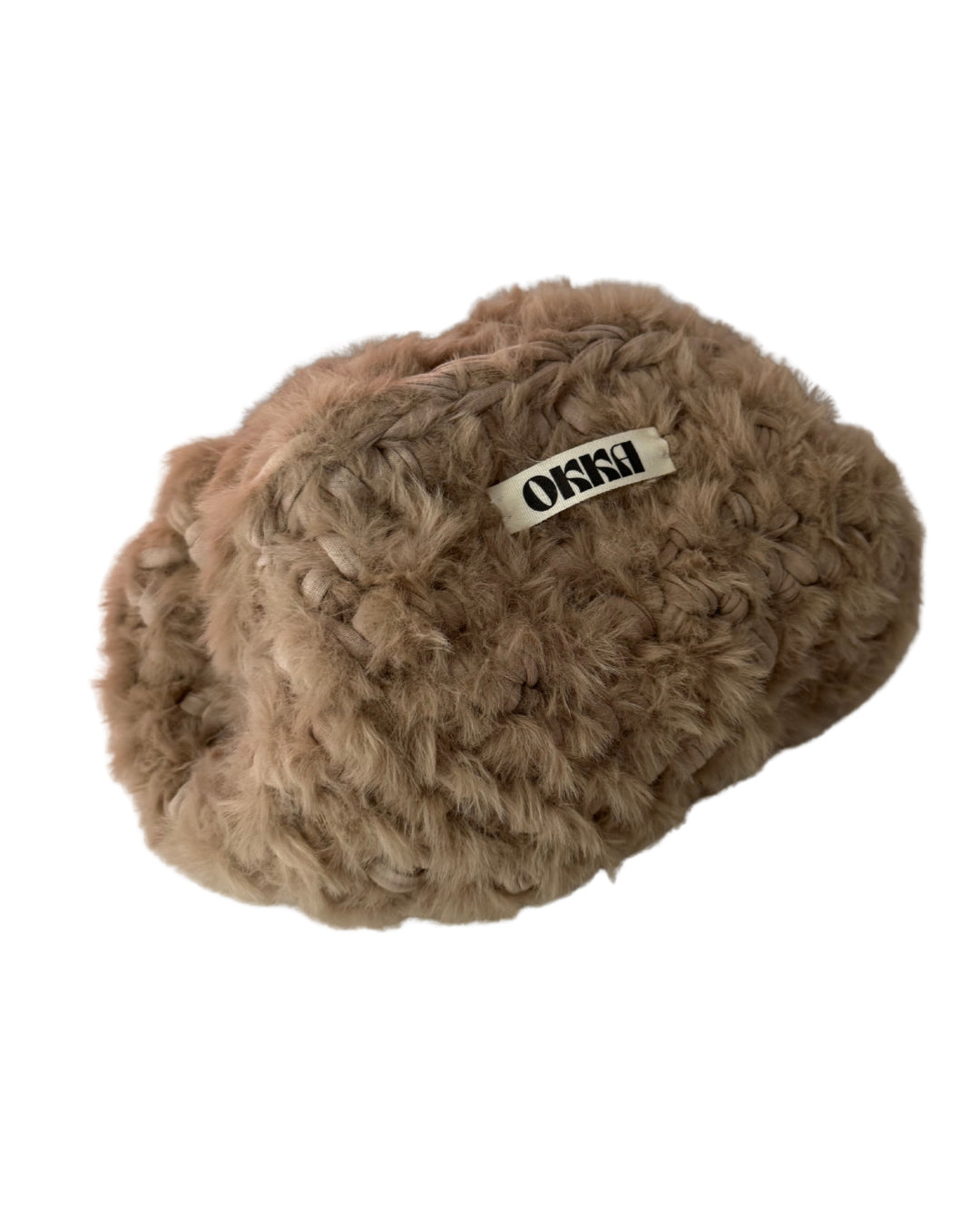Fur Clutch Soft Mocco