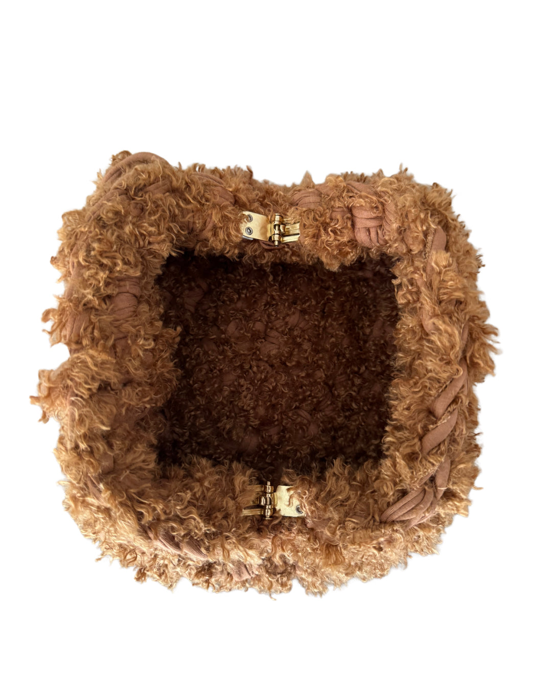 Fluffy Teddy Clutch