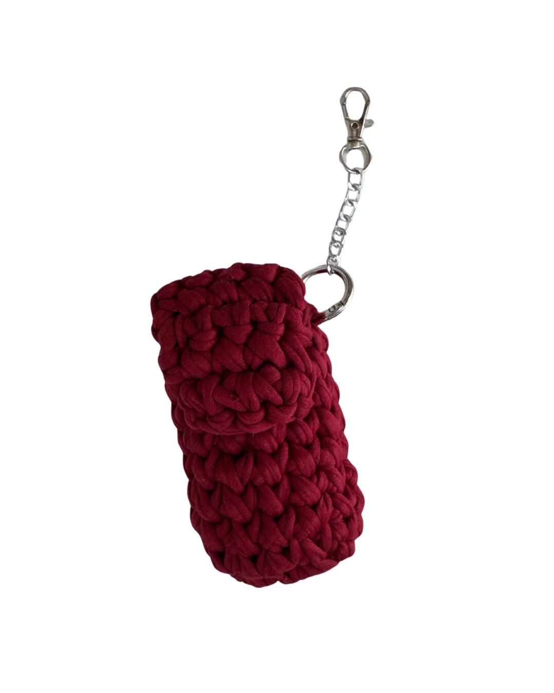 Lipstick Bag Charm Burgundy