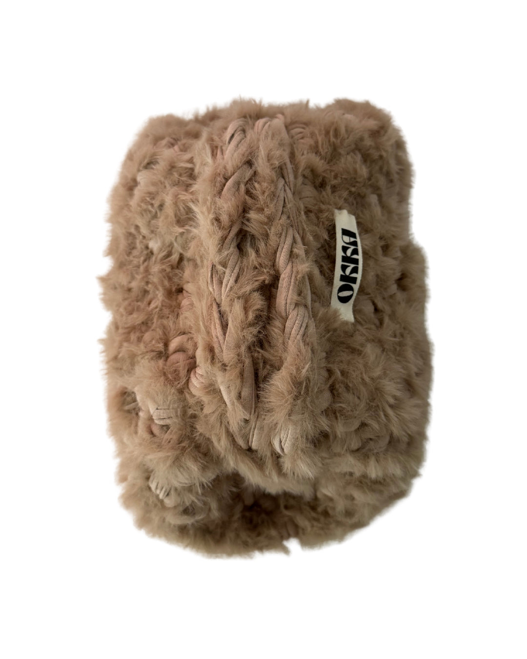 Fur Clutch Soft Mocco