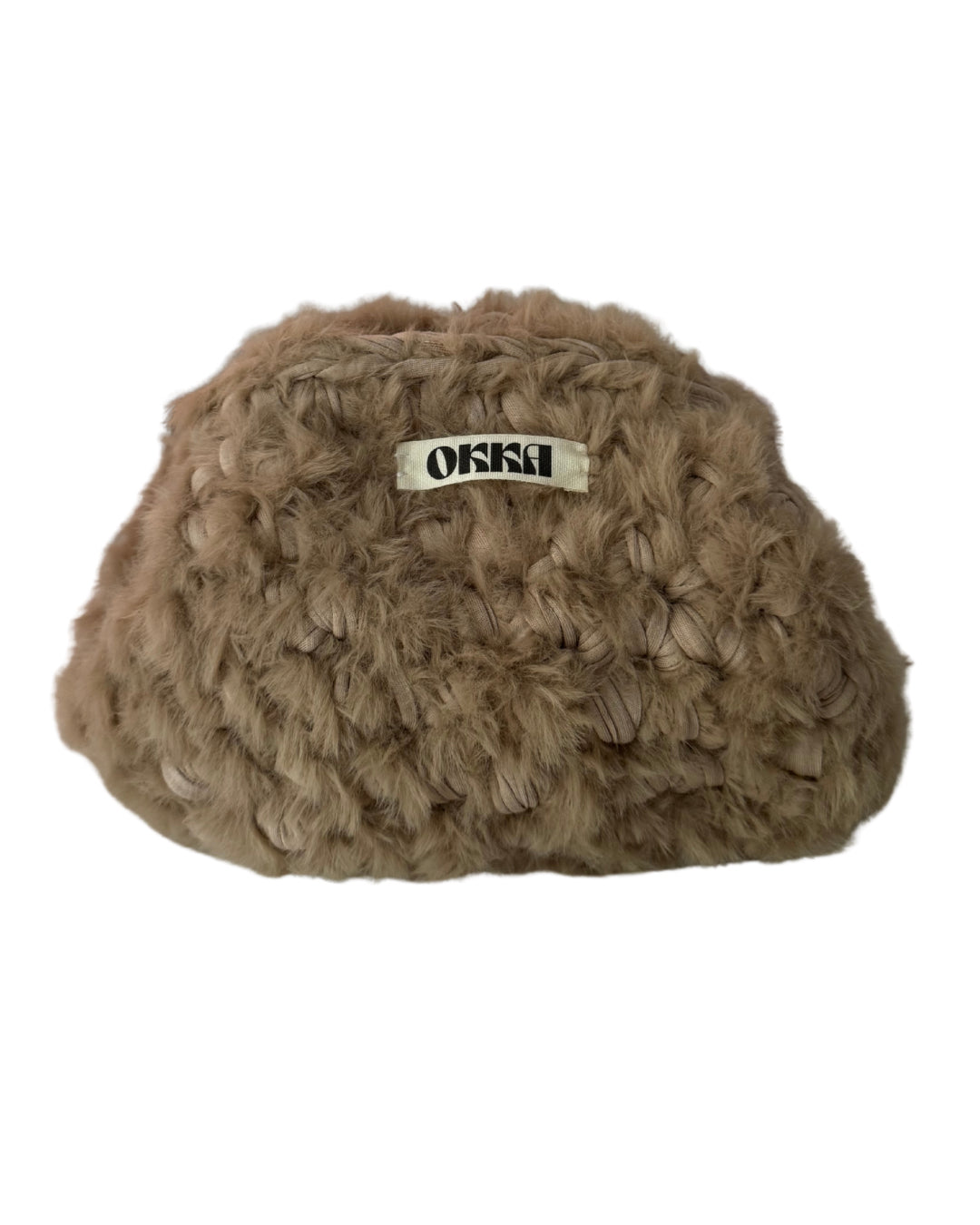Fur Clutch Soft Mocco