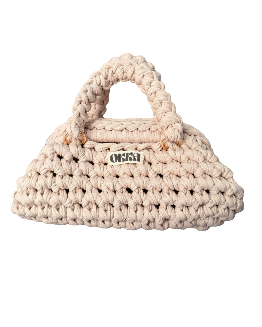 Clutch Beige w Detached Handles