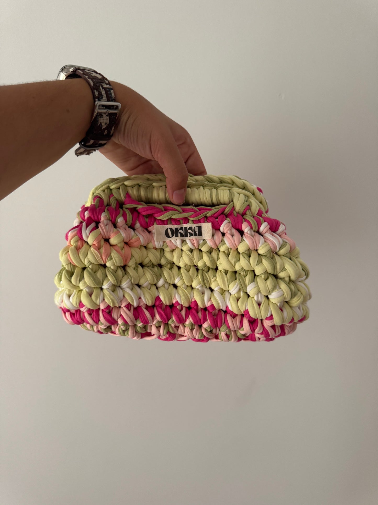 Clutch Matcha Raspberry