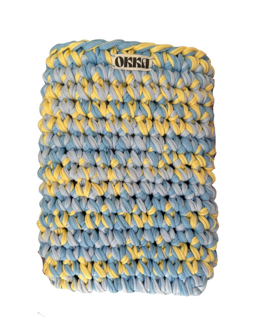 BOOK CASE Blues & Yellow